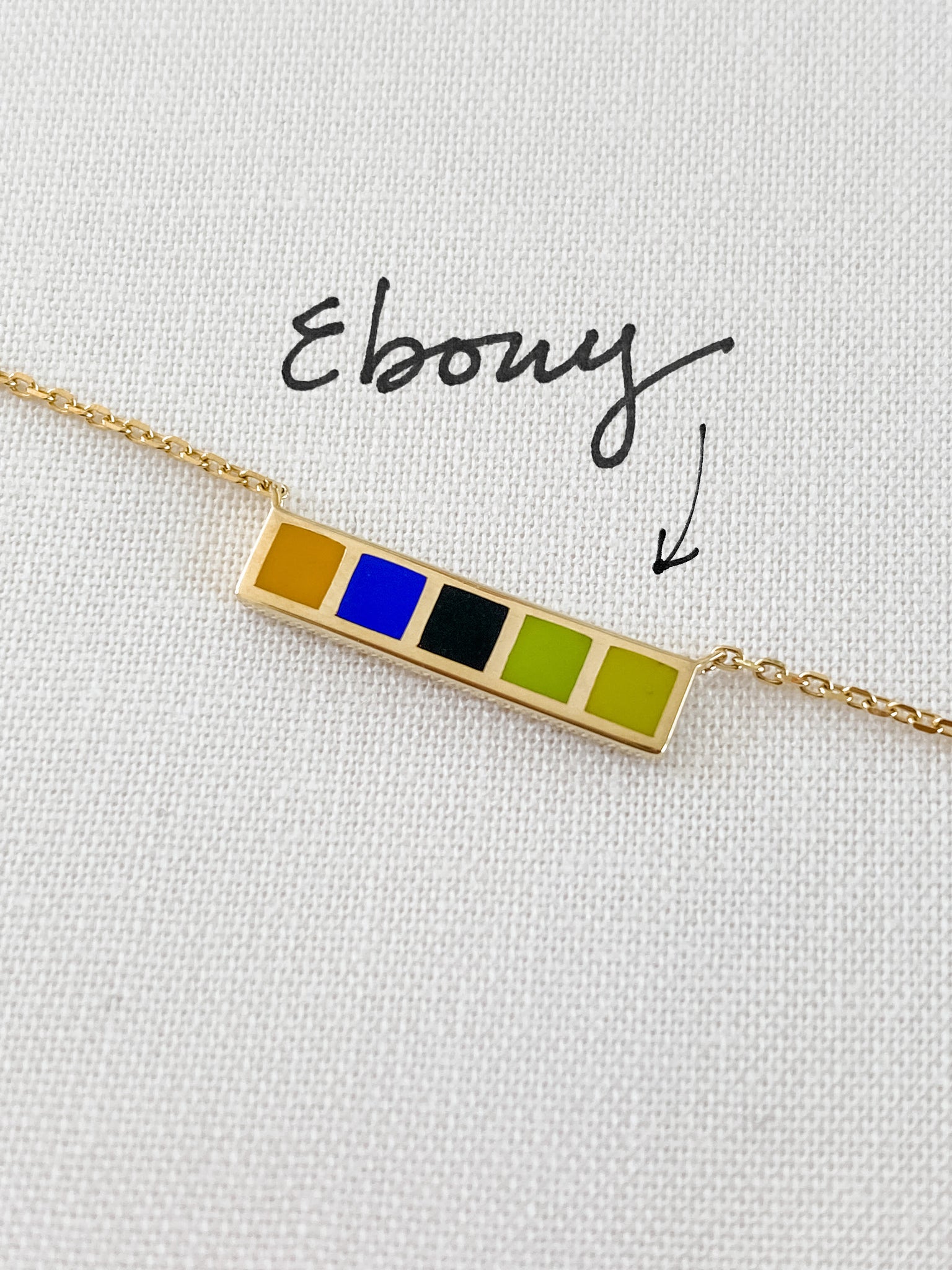 Ebony "in color" Synesthesia Necklace