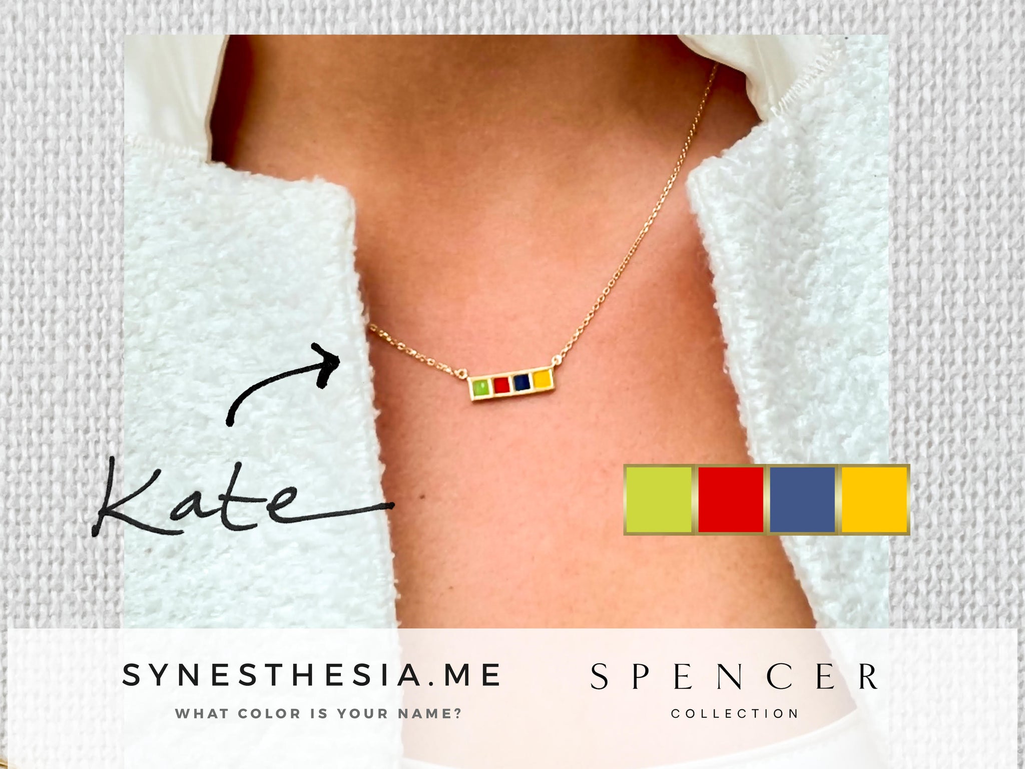 Kate "in color" Synesthesia Necklace