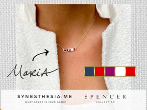Maria "in color" Synesthesia Necklace