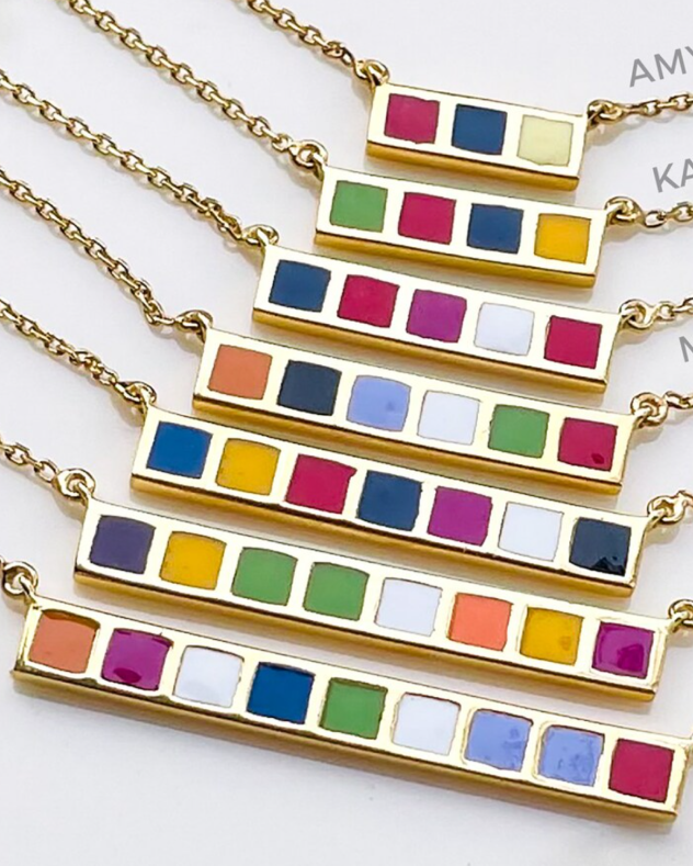 Custom Name Necklace in Synesthesia Spencer Collection