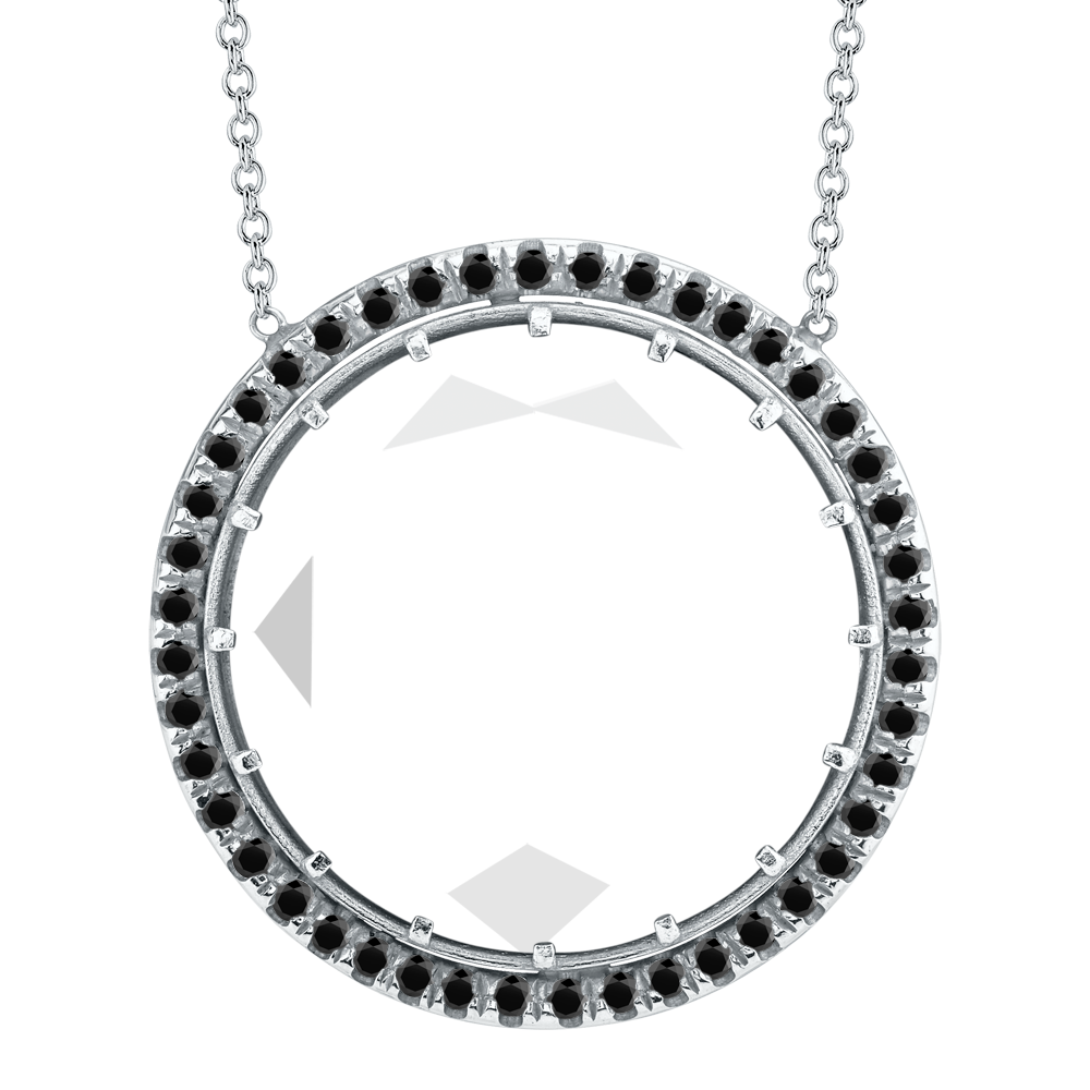 Large Round Eternity Necklace (custom * unfinished)